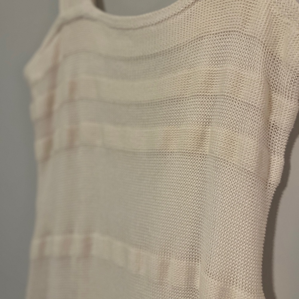 Lauren by Ralph Lauren Cream Knit Mini Dress - Picture 5 of 7